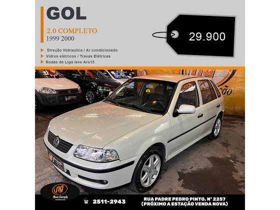 VOLKSWAGEN GOL 2.0 MI 8V GASOLINA 4P MANUAL G.III VOLKSWAGEN GOL 2.0 MI 8V GASOLINA 4P MANUAL G.III